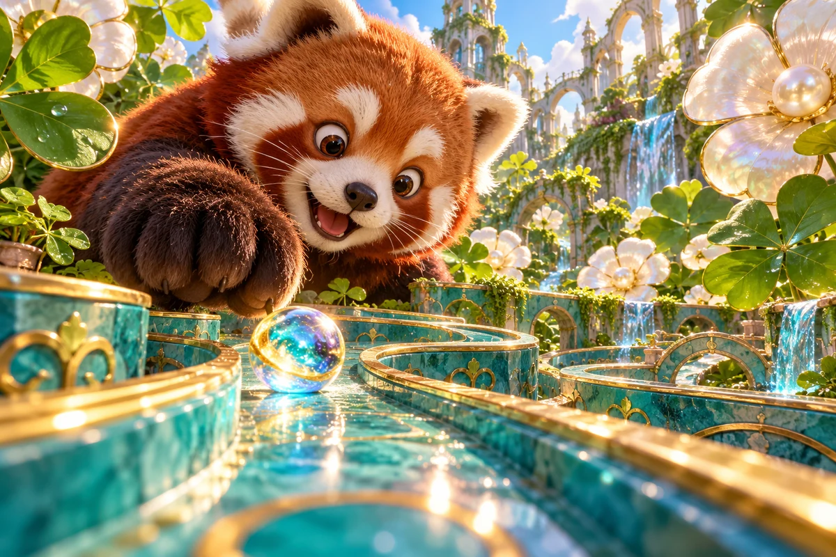 Marble Meadow — original glasshouse scene